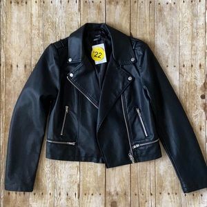 Forever 21 Faux Leather Moto Jacket